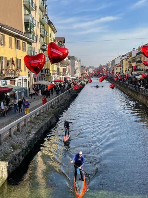 ミラノNavigli, 90 Square Meters, Free Parking Ripa Ticineseアパートメント エクステリア 写真